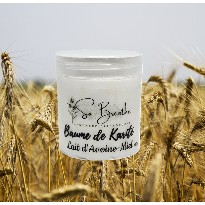 Baume de Karité - Lait d’Avoine-Miel Baume de Karité - Lait d’Avoine-Miel