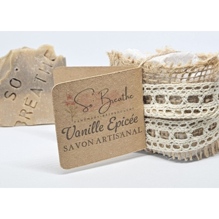 Savon Artisanal- Vanille Épicée
